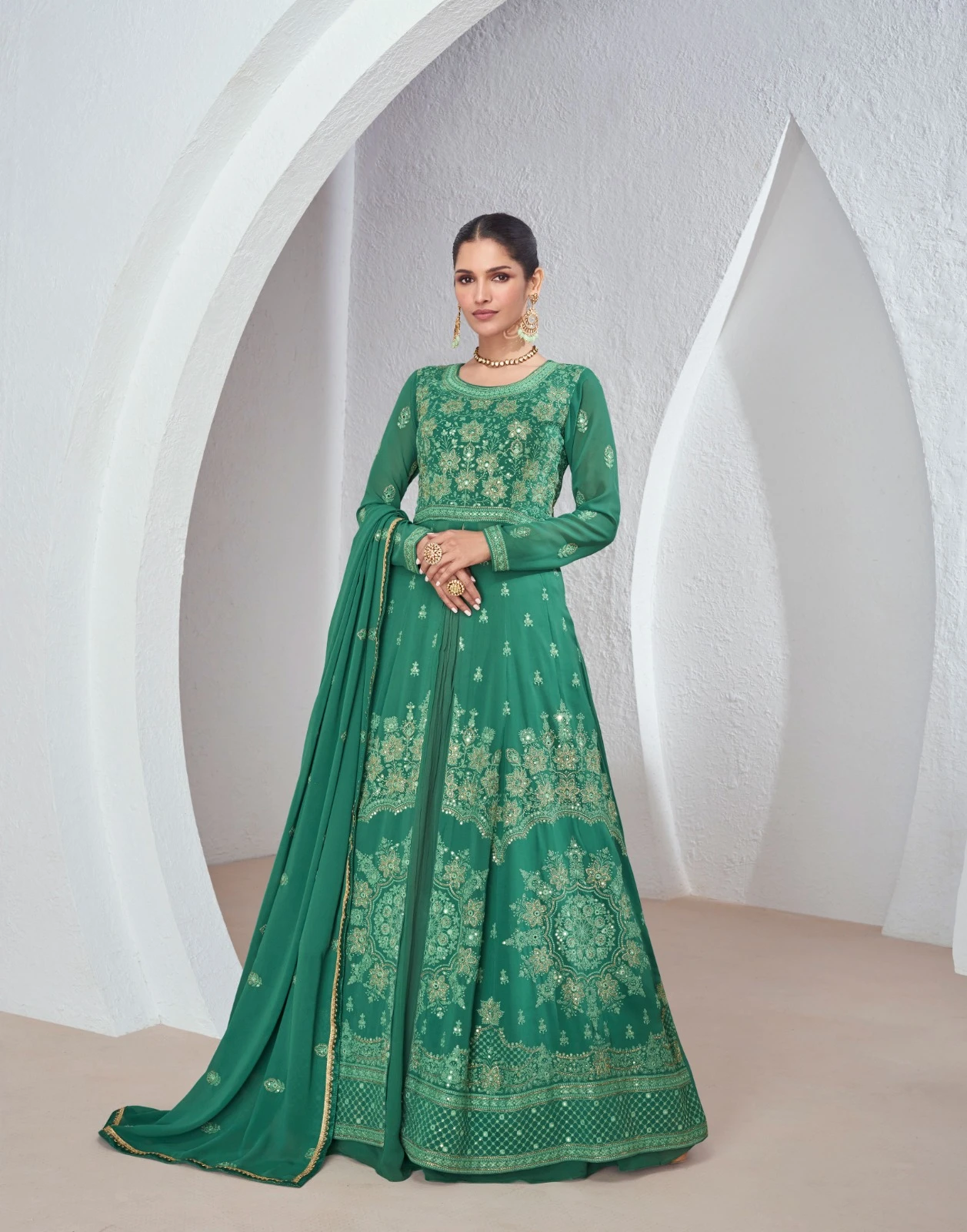 Aashirwad Sabina Designer Salwar Suit Wholesale Catalog — Wholesale Salwar Suits, Aashirwad Creation wholesale from Surat - Gallery Image 3